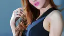 Personel Duo Giga, Regina awalnya merupakan seorang model dan DJ. Regina lahir di Bandung pada 24 April 1996. Foto diambil pada 21 Oktober 2015. (Liputan6.com/Faisal R Syam)