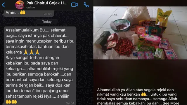 Kisah Haru Driver Ojol Tempuh Jarak 15 Km Naik Sepeda Untuk Antarkan Obat, Demi Anak Istri. (Sumber: Twitter/peacefulgreeny)