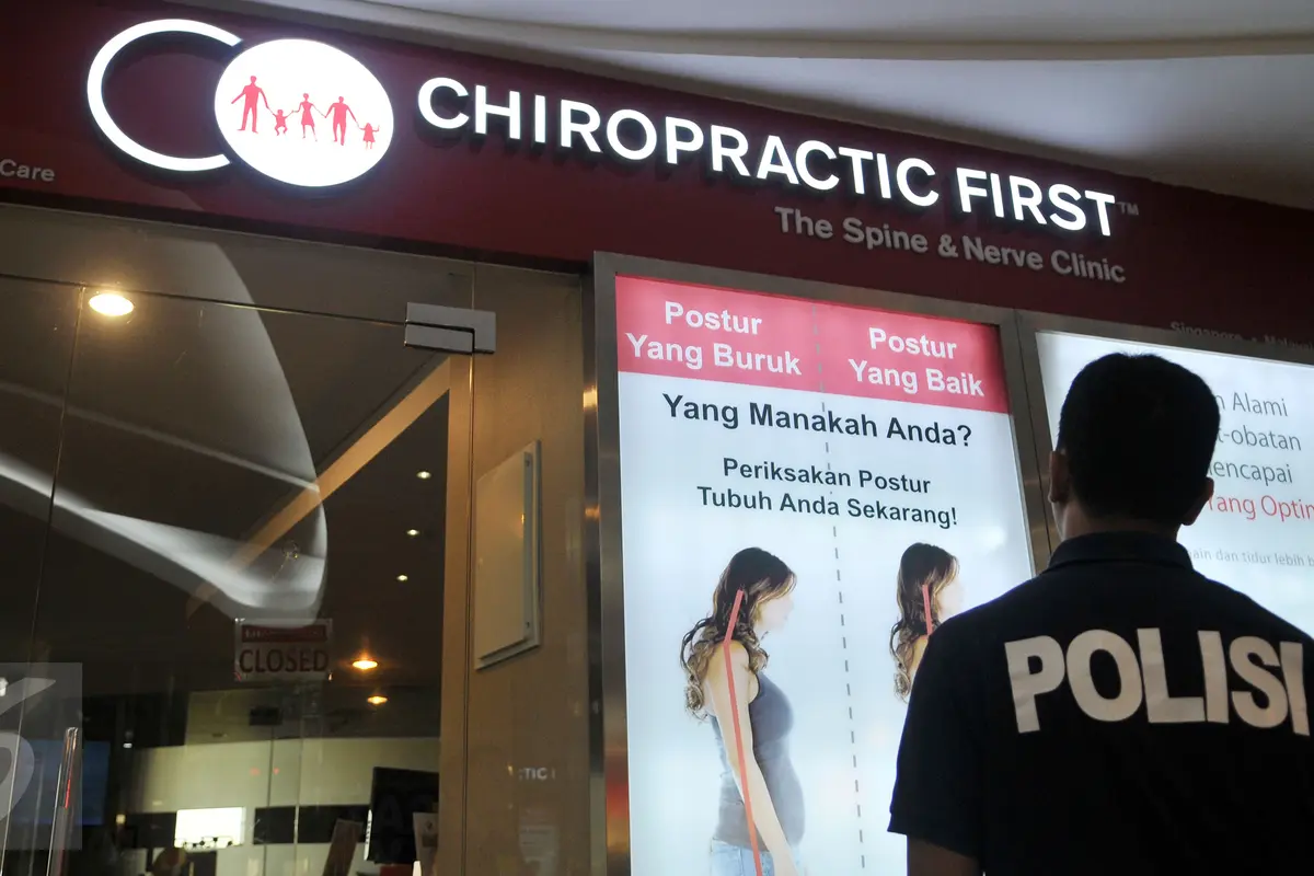 20160107-Buntut Kematian, Dinkes DKI dan Polda Segel Chiropractic First di FX Senayan-Jakarta