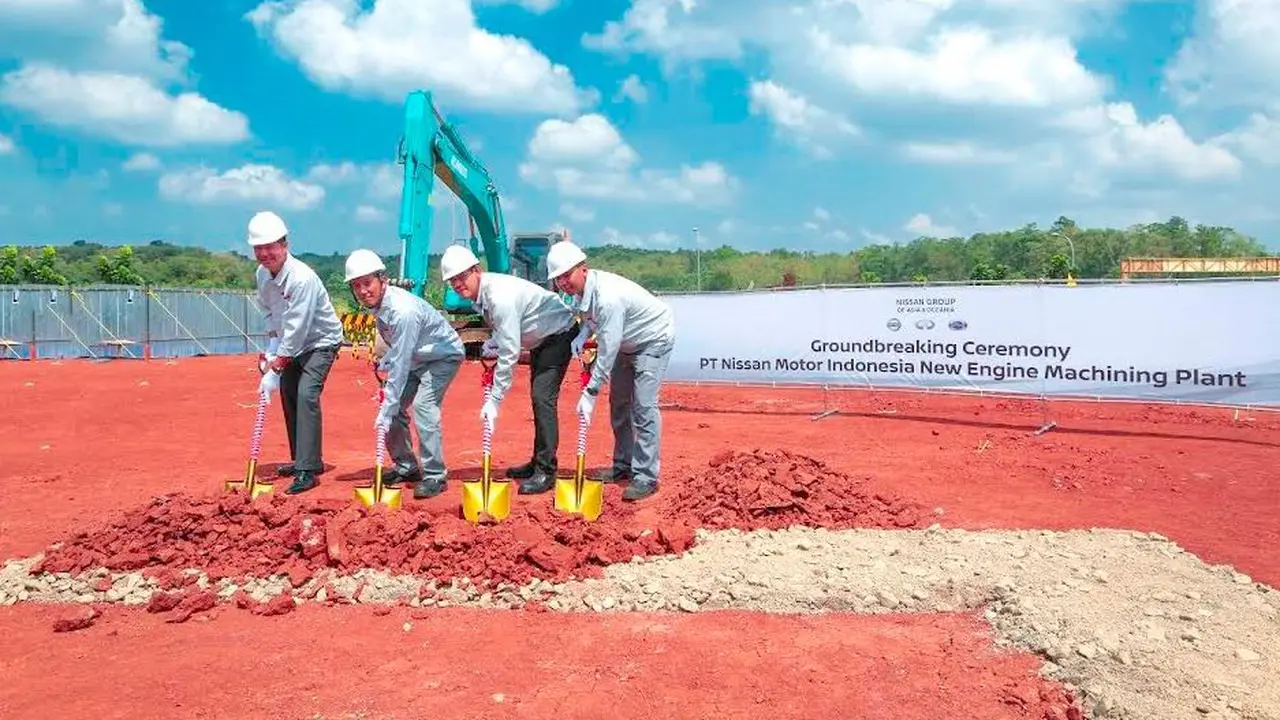 Groundbreaking Pabrik Mesin Nissan di Purwakarta