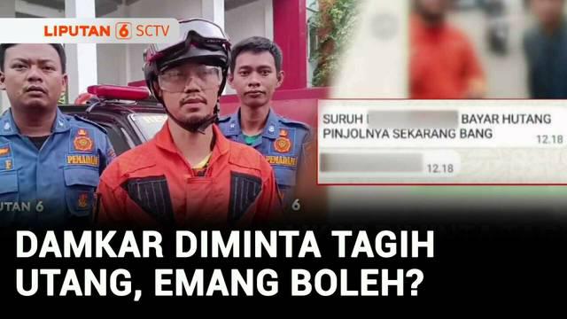 Tak hanya memadamkan api atau mengevakuasi hewan liar. Kali ini petugas pemadam kebakaran harus menghadapi tugas yang tidak masuk akal yaitu disuruh menagih utang. Bagaimana ceritanya, berikut liputan selengkapnya.