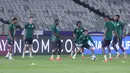 Arab Saudi bakal menantang Timnas Indonesia dalam partai keenam Grup C putaran ketiga Kualifikasi Piala Dunia 2026 di Stadion Utama Gelora Bung Karno pada Selasa (19/11/2024) malam WIB. (Bola.com/M Iqbal Ichsan)
