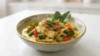 Resep Tumis Rebung Santan dengan Cabai Hijau dan Daun Salam (AI Generated)