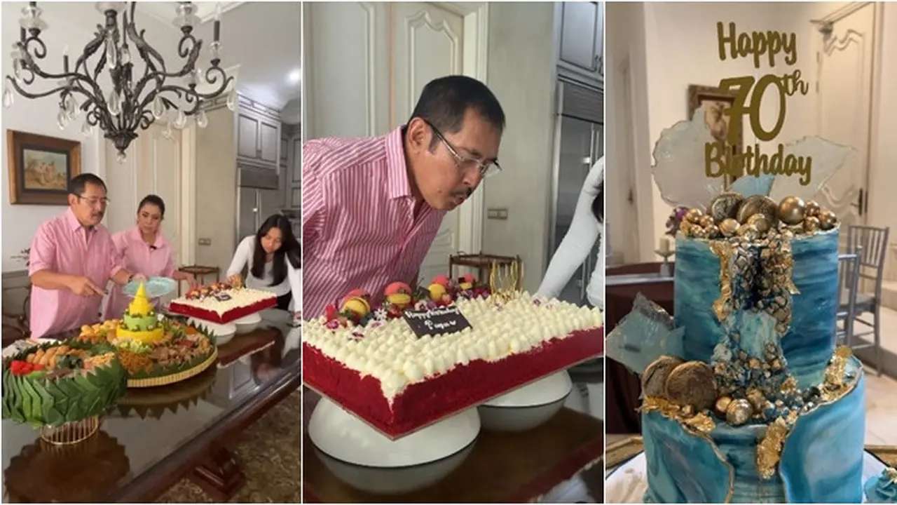 6 Potret Kejutan Ultah Bambang Trihatmodjo ke-70 dari Mayangsari, Penuh Kehangatan