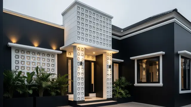 Warna Cat Luar Rumah yang Cocok Dipadukan Roster Putih/Gemini AI