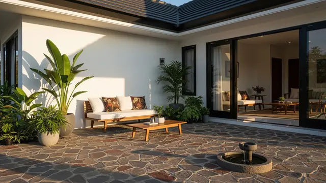 Pilihan Lantai Kasar untuk Teras Rumah Minimalis yang Desainnya Sedang Tren di 2026