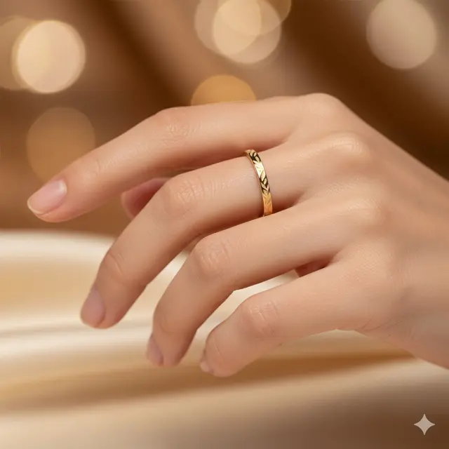 Model Cincin 24 Karat 1 Gram yang Elegan