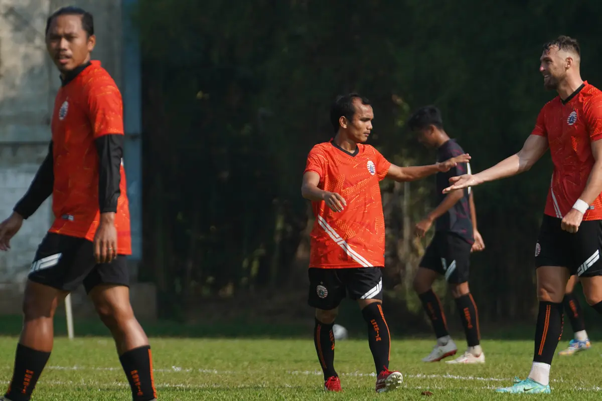 Foto: Persija Jakarta Gelar Pertandingan Internal Jelang Laga Perdana BRI Liga 1