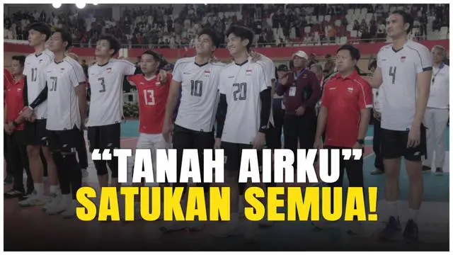 VIDEO: Tanah Airku Menggema Setelah Timnas Voli Indonesia Kalahkan Vietnam di SEA V League 2025