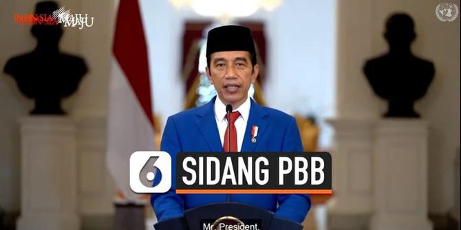VIDEO: Lengkap, Isi Pidato Presiden Jokowi di Sidang Umum PBB