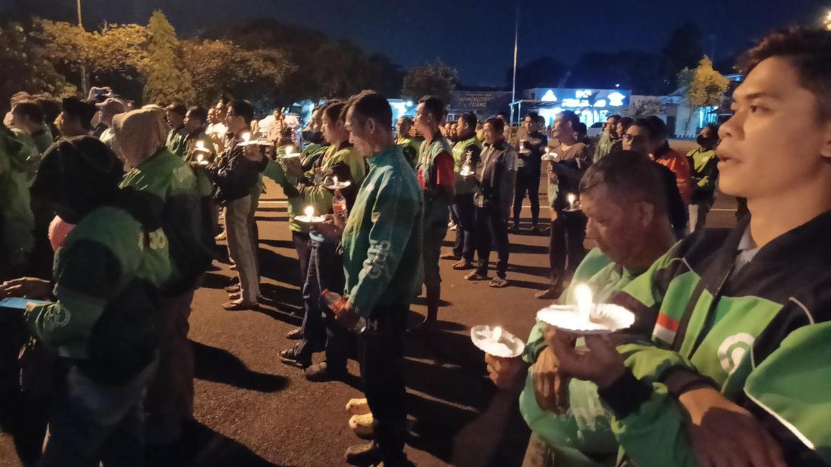 Lilin 'Perlawanan' untuk Solidaritas Affan Kurniawan: Ingatkan Janji Kapolri Usut Tuntas