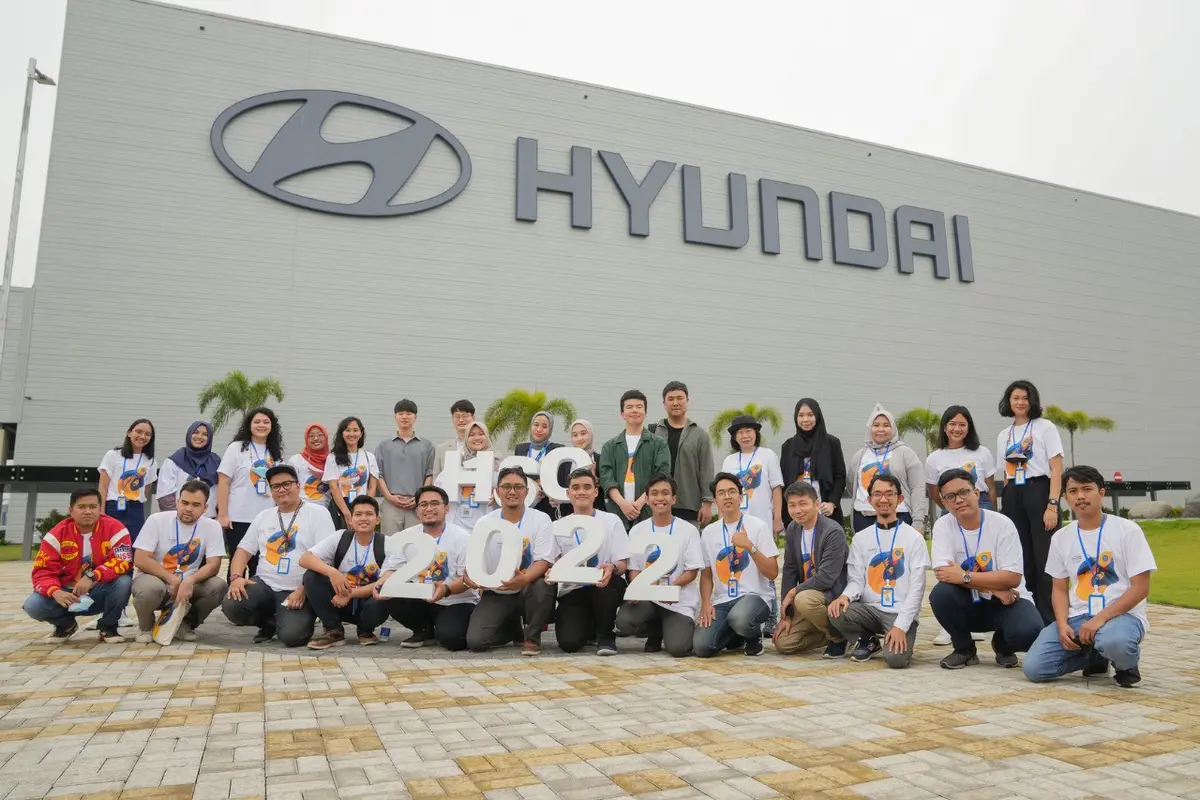 Program Kick-off dan mengunjungi Hyundai Motor Manufacturing Indonesia.