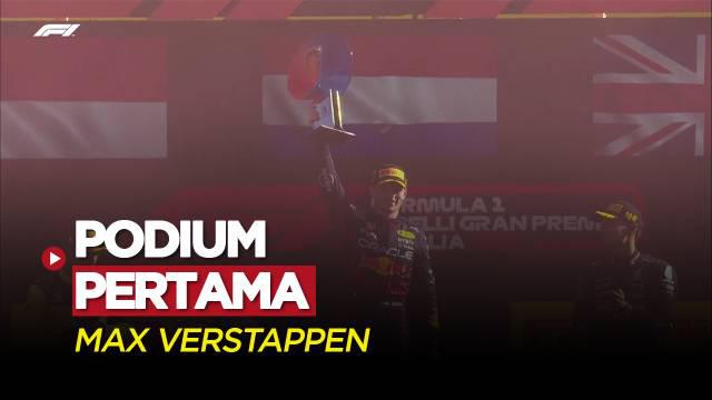 Berita Video, Komentar Max Verstappen Usai Raih Podium Perdana di F1 GP Italia