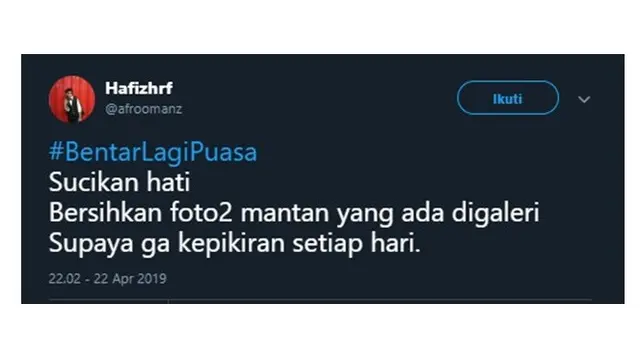 Drama Netizen soal Bentar Lagi Puasa Ini Bikin Nyesek