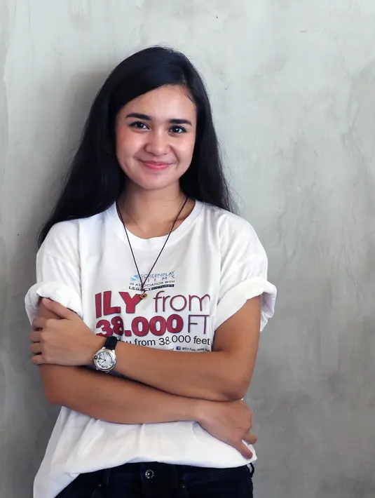Pemeran utama dalam film itu, Michelle Ziudith  mengatakan bahwa dalam rangka promosi film ILY From 38000 Ft sebelumnya, diadakan penandatanganan novel untuk 1000 novel. (Adrian Putra/Bintang.com)