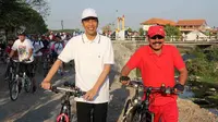 Jokowi dan FX Hady Rudyatmo. (Liputan6.com/Reza Kuncoro)