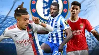 Chelsea - Moises Caicedo, Malo Gusto, Enzo Fernandez (Bola.com/Decika Fatmawaty)