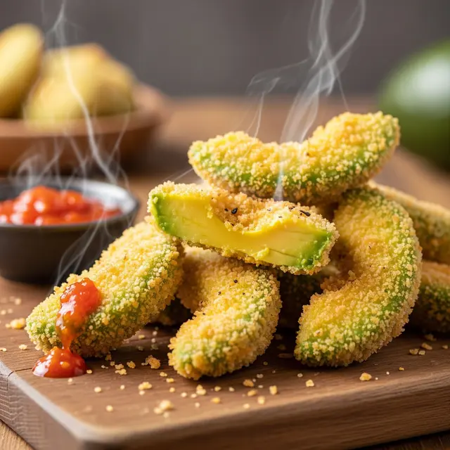 Resep Alpukat Goreng Tepung (Image by Gemini AI)