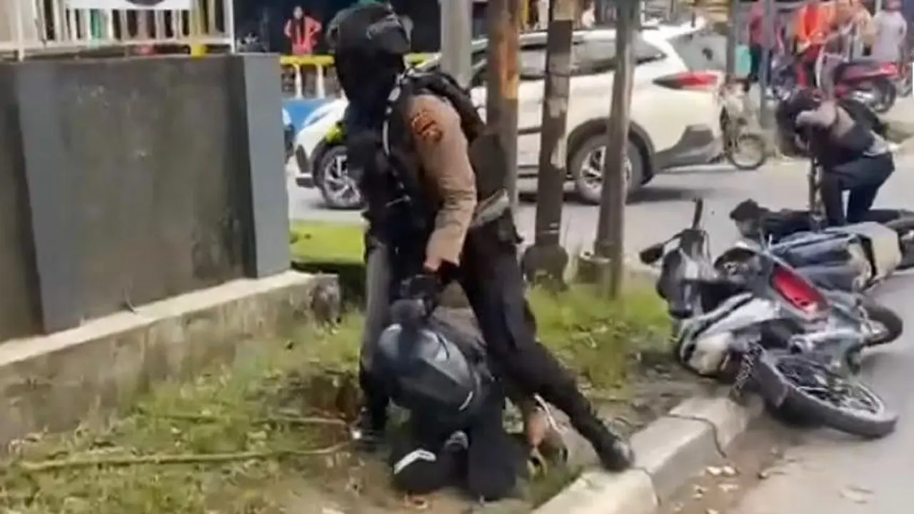 Geng motor di Medan