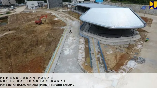 Kementerian PUPR tengah membangun 7 pasar perbatasan yang akan menjadi pusat ekonomi baru. (Foto: Kementerian PUPR)