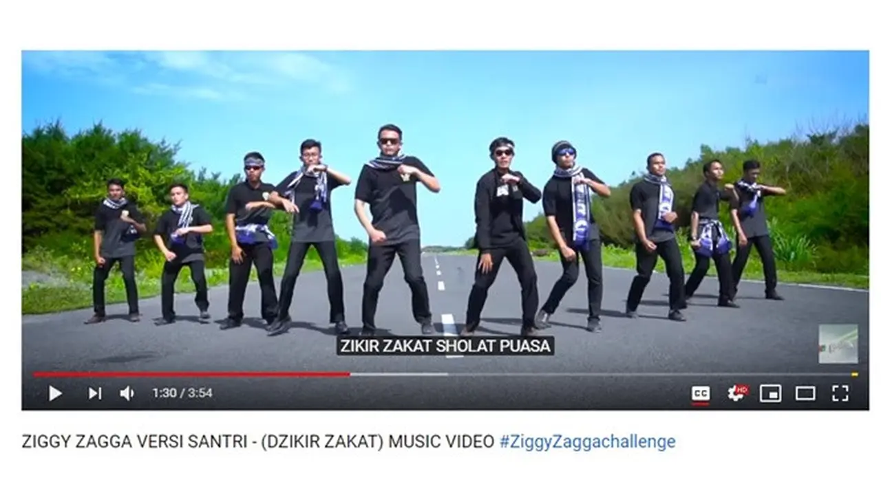 Santri Cover Lagu Ziggy Zagga