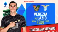 Saksikan siaran langsung Serie A: Venezia vs Lazio di Vidio pekan ini. Dukung Jay Idzes di Serie A 2024/25 dan saksikan pertandingan Venezia vs Lazio di pekan ini hanya di layanan OTT Vidio. (sum. doc. vidio.com)