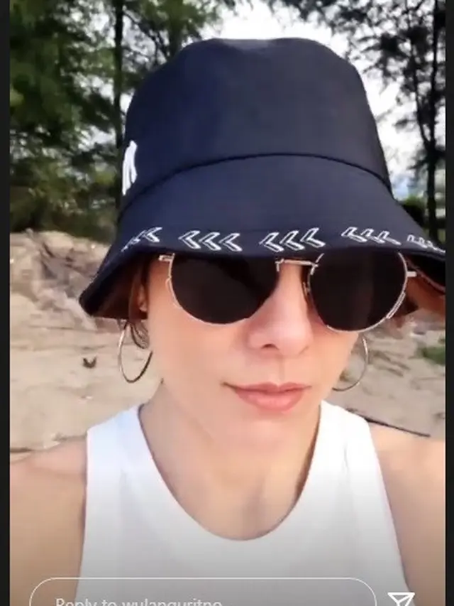 Wulan Guritno tengah berada di Aceh (Foto: Instagram @wulanguritno)