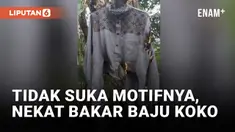 Geger! Seorang Pria Bakar Baju Koko Karena Motifnya