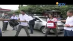 Polisi menggelar rekonstruksi penembakan David Tantono di depan SPBU Daan Mogot, yang terjadi beberapa waktu lalu.
