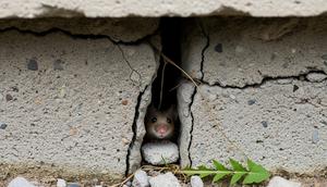 Lubang Kecil yang Memungkinkan Tikus Masuk ke Rumah, Wajib Diwaspadai (Foto: Gemini AI)