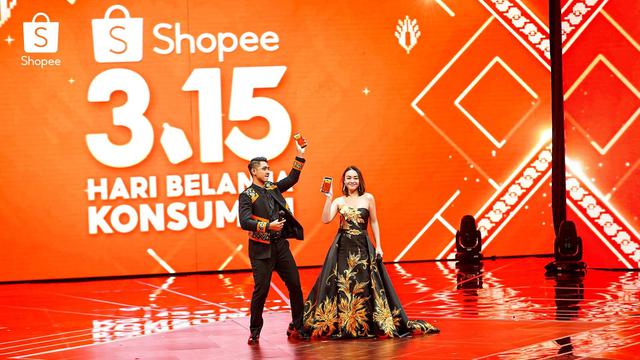 Gempar! Pasangan Fenomenal dan Sederet Artis Tanah Air Ramaikan Panggung Shopee Hari Belanja Konsumen TV Show