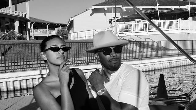 Jamie Foxx dan Sela Vave (Instagram/ selavave)