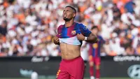 Emosi Gabriel Jesus usai Cetak Gol Perdana untuk Barcelona