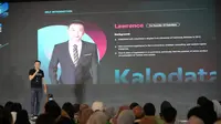 Co-founder dan COO Kalodata, Lawrence Guo, di ajang KISCC 2024. Credit: Kalodata