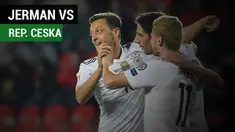 Timnas Jerman menang dengan skor 2-1 atas Republik Ceska dalam lanjutan penyisihan grup C Kualifikasi Piala Dunia 2018