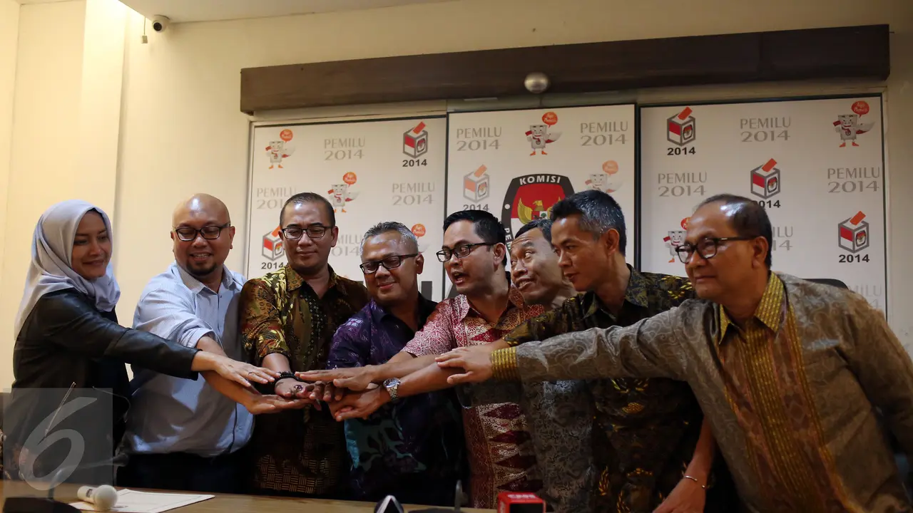 Arief Budiman Saat Terpilih Menjadi Ketua KPU-Jakarta- Johan Tallo-20170412-