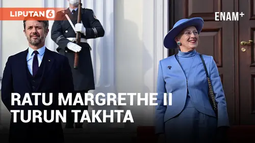 VIDEO: Ratu Margrethe II Mendadak Umumkan akan Turun Takhta Digantikan oleh Putra Sulungnya