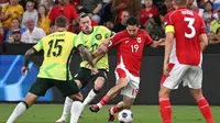 Bermain di Australia, tim racikan pelatih Patrick Kluivert tampil agresif di awal pertandingan. (Saeed KHAN/AFP)