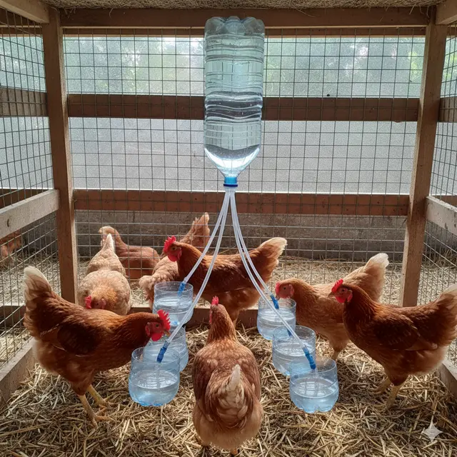 Desain Tempat Minum Ayam