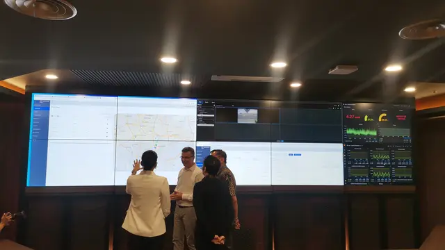 Direktur Utama PT Roatex Indonesia Toll System (RITS) Attila Keszeg. RITS adalah perusahaan yang akan menyediakan layanan  Multi Lane Free Flow (MLFF) atau sistem bayar tol tanpa berhenti di Indonesia. (Sulaeman/ Merdeka.com)