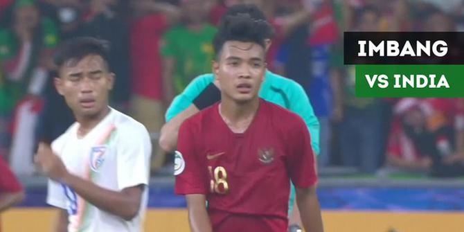VIDEO: Imbang Kontra India, Timnas Indonesia U-16 Jadi Juara Grup C