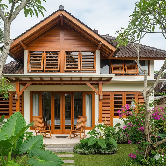 Desain Rumah Sederhana 3 Kamar di Kampung 6x12 Meter. (via Gemini)