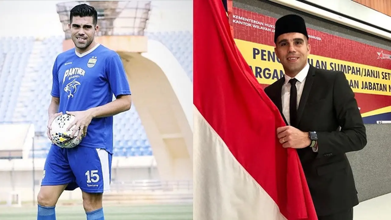 6 Potret Fabiano Beltrame, Bek Persib Bandung Jadi WNI