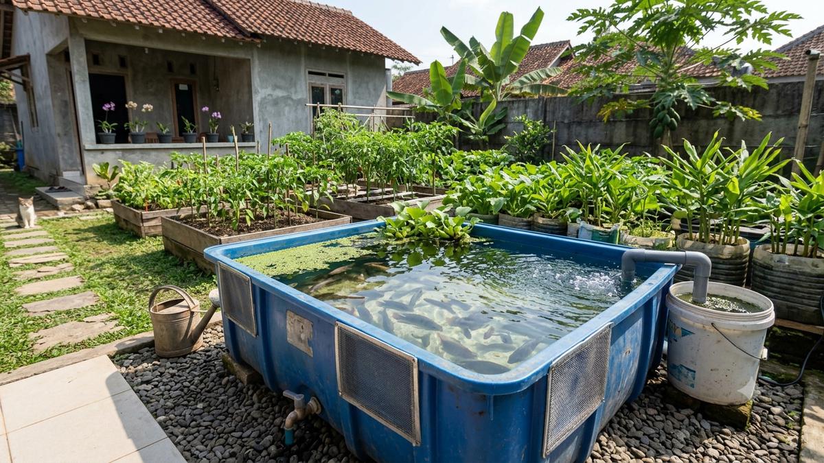 8 Cara Budidaya Ikan Nila di Bak Penampung Air Bekas yang Tidak Terpakai, Raih Panen Melimpah