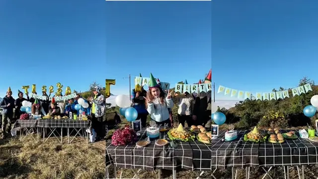 Tissa Biana Merayakan Ulang Tahun