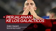 Berita Video Resmi Berseragam Real Madrid, Inilah Perjalanan Karir Eden Hazard