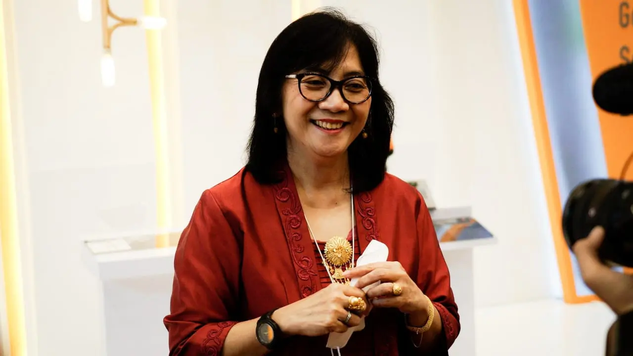 Direktur Jenderal Industri Kecil, Menengah, dan Aneka (IKMA) Kemenperin, Gati Wibawaningsih di Jakarta, Senin (15/6/2020). (Dok Kemenperin)