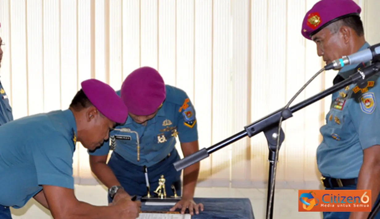 Citizen6, Sidoarjo: Letkol Laut (S) Danang Marsudi sekarang menjabat sebagai PEKAS Pasmar-1. (Pengirim: Budi Abdillah)