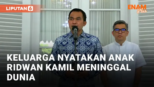 Anak Ridwan Kamil Dinyatakan Meninggal Dunia