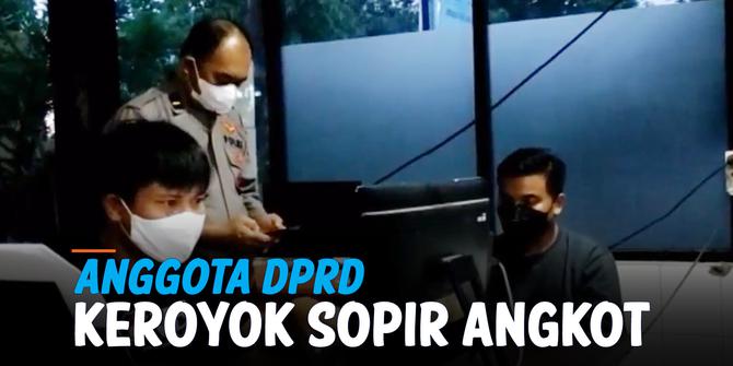 VIDEO: Dikeroyok Anggota DPRD dan Aparat Pemerintah, Sopir Angkot Lapor Polisi